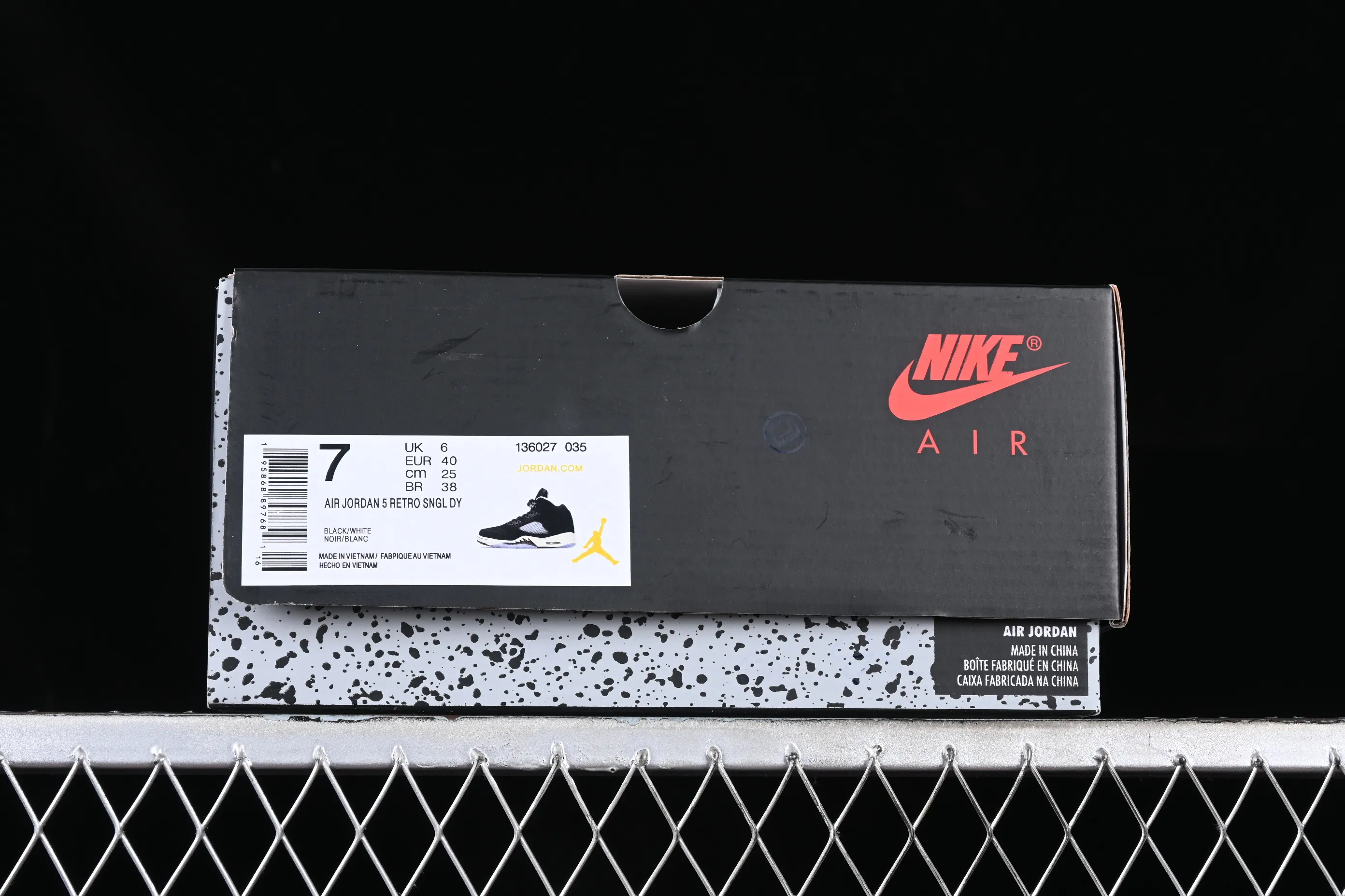 All categories Air Jordan Jordan series basketball shoes Air Jordan 5 Air Jordan 5 OG "Oreo" AJ5 Joe 5 Oreo 136027-035